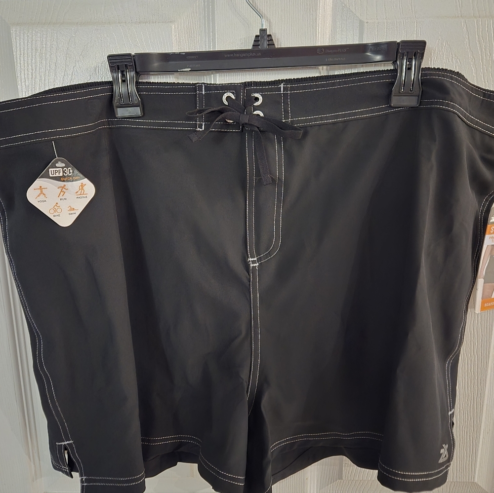 ZeroXposur Women's Black Swim Board Shorts Sz 3x. Nee With Tags